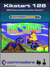 Kikstart 2 Course Designer Commodore 64 US box art